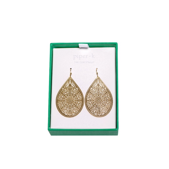 Piper K Jewelry - Piper K 14kt Gold Plated Earrings